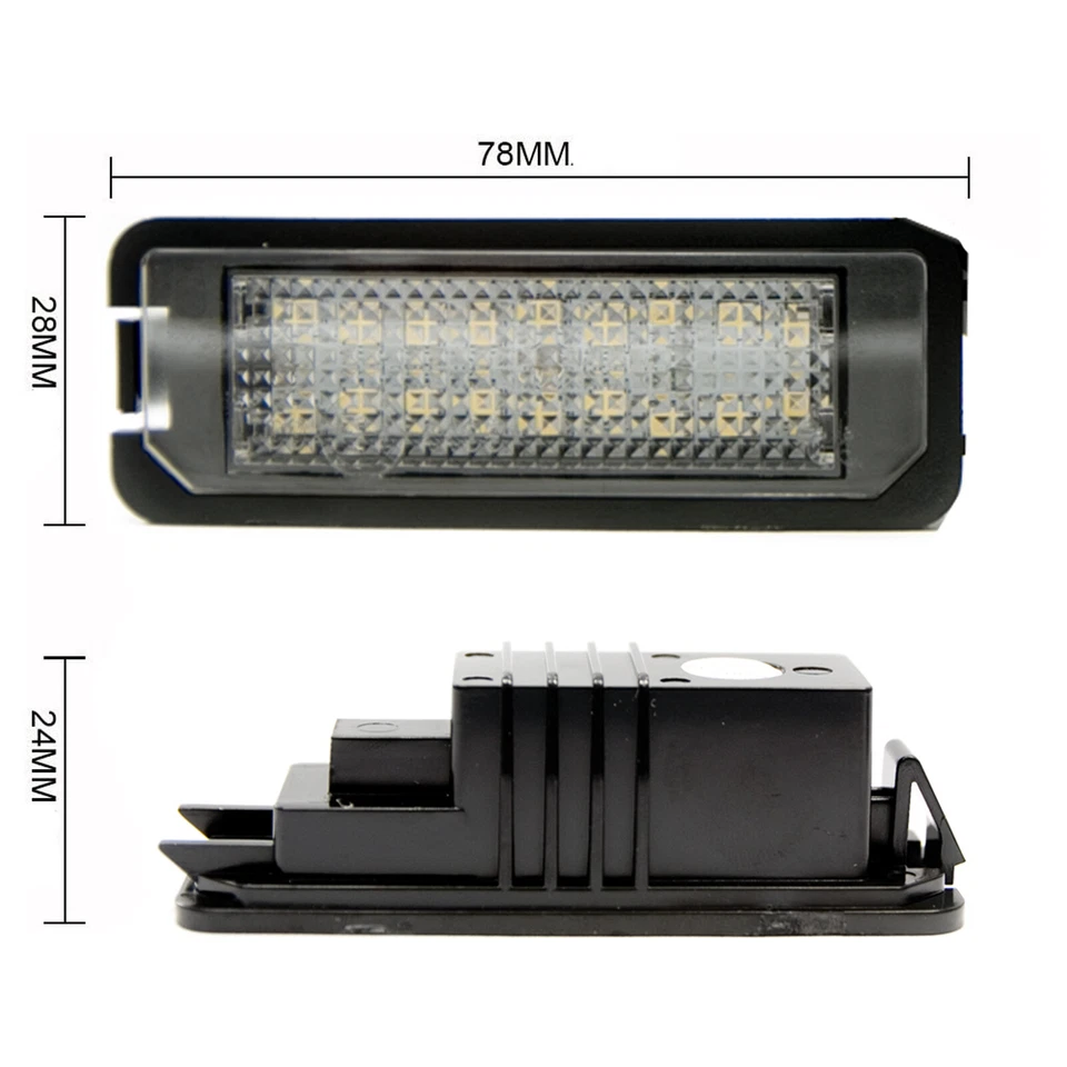 2X LED Kennzeichenleuchte Kennzeichenbeleuchtung VW Golf 4 5 Passat Lupo Polo 9N - Bild 2 von 4