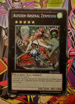 Yu-Gi-Oh! Aufzieh-Arsenal Zenmeioh ORCS-DE098 [DE] (Secret Rare) NM