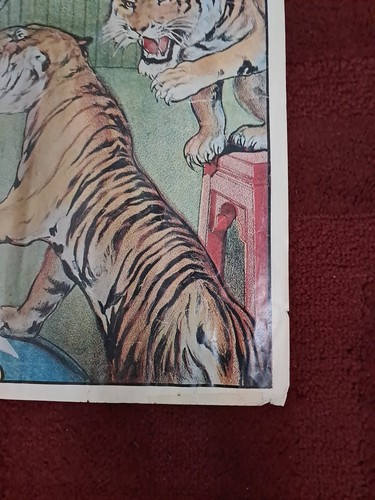 Antique Sparks Circus Carnival poster 33 1/2" X 22" - Picture 9 of 17