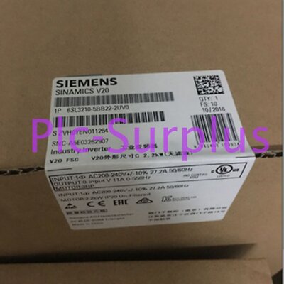 1PC NEW IN BOX 6SL3210-5BB22-2UV0 6SL32105BB222UV0  Unopened SM9T #F22