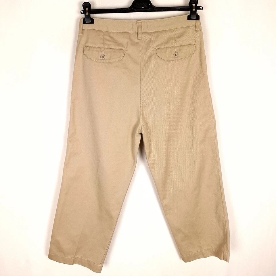 CARHARTT Chino Hombres Pantalones Talla W28 Ajuste Relajado Recto Beige Mezcl... - Imagen 2 de 4