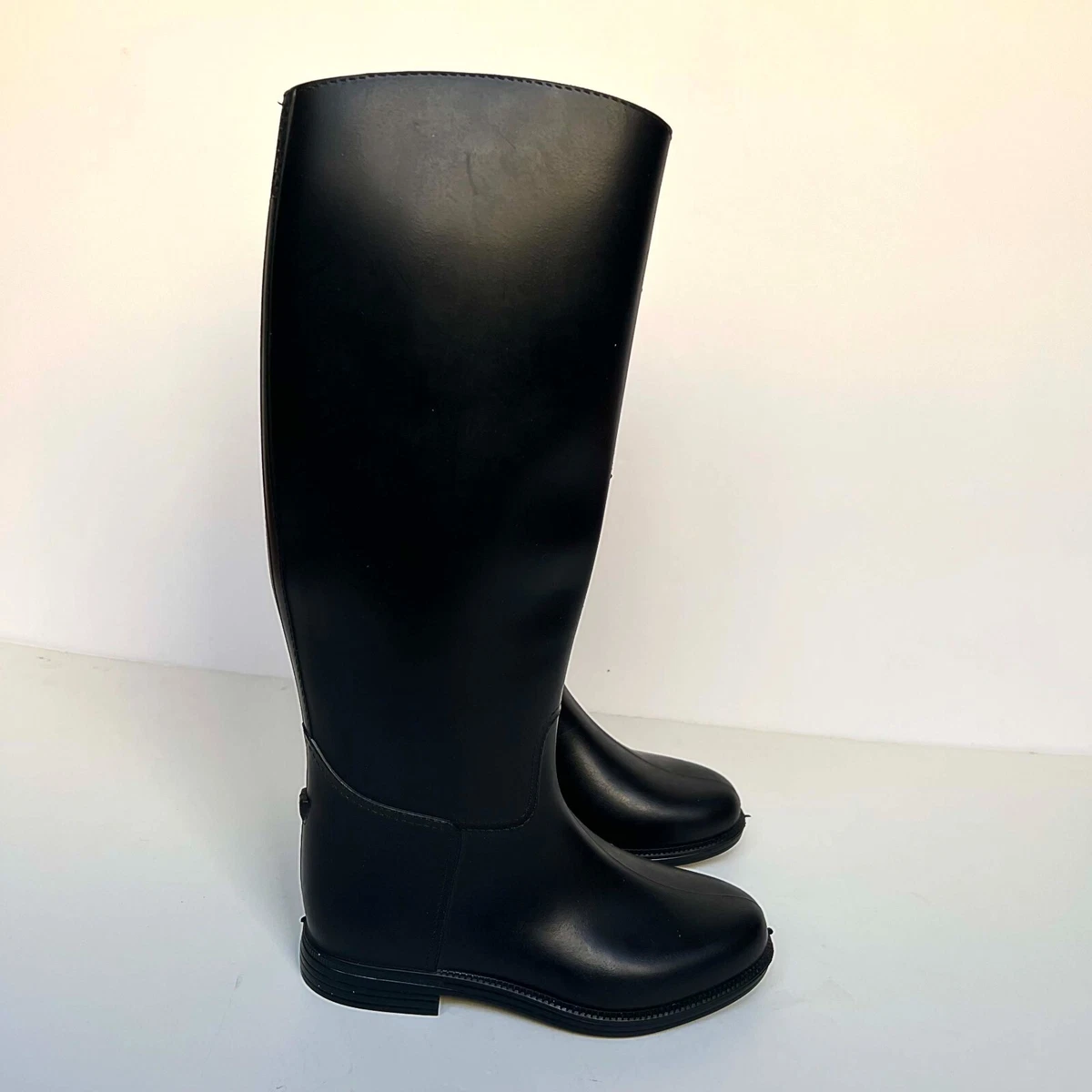 Rubber horse riding boots top