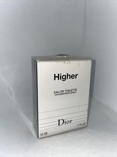 CHRISTIAN DIOR HIGHER EAU DE TOILETTE SPRAY FOR MEN 1.7 Oz / 50 ml Sealed Rare