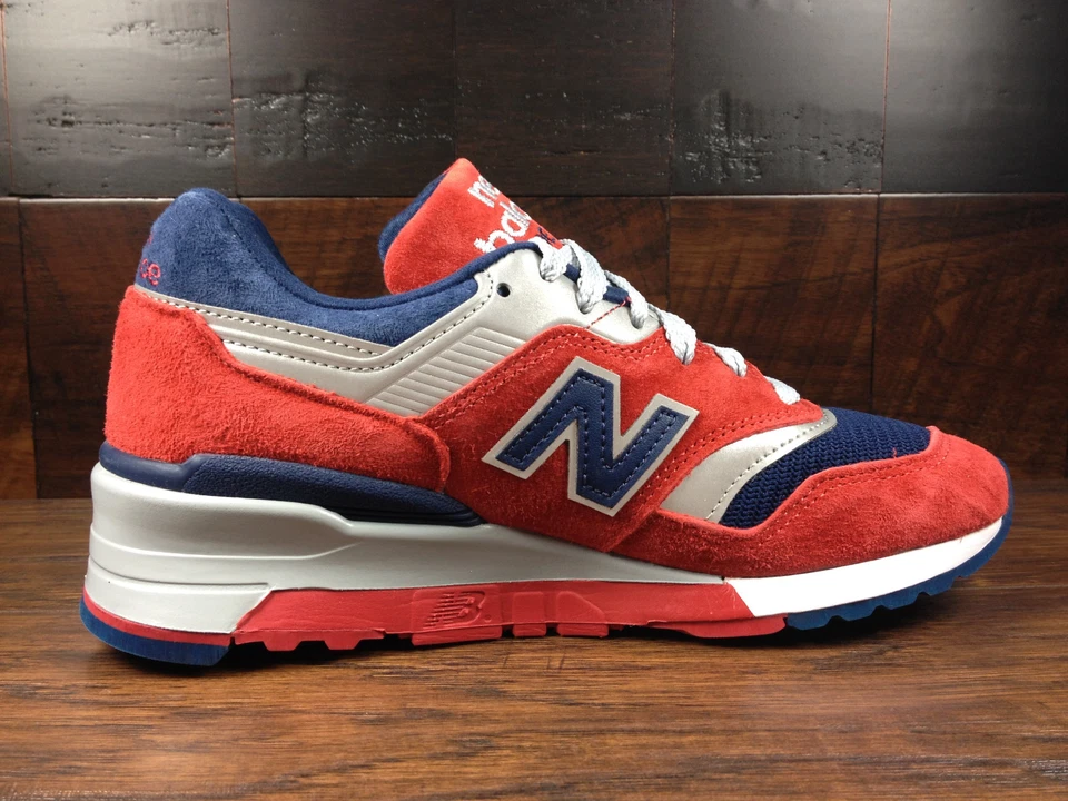 New Balance M997CSIY -USA 997 Connoisseur Esquí Retro (Rojo/Azul Marino) PARA HOMBRES Foto 3 de 4