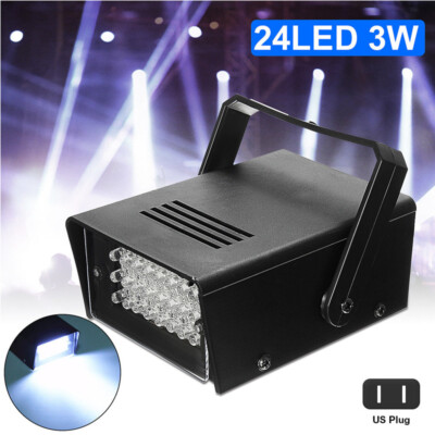 DJ Strobe Light Flash Light Club Stage Lighting Party Disco Halloween Xmas Rave