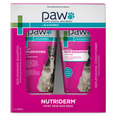 Paw by Blackmores Itchy Skin Shampoo And Conditioner Duo 2x 200ml