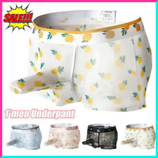 Men Flowers Boxer Pouch Briefs Penis Sheath Trunks Underpants Shorts Underwear