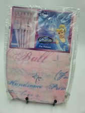 New Disney Princess Window Valence Pink Blue 84x15 Cotton Blend