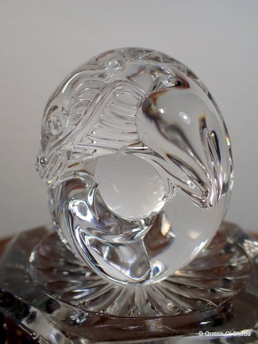 Enfriador de mano Steuben Glass Dragon Ouroboros diseñado por Lloyd D. Atkins en 1982 - Imagen 12 de 12