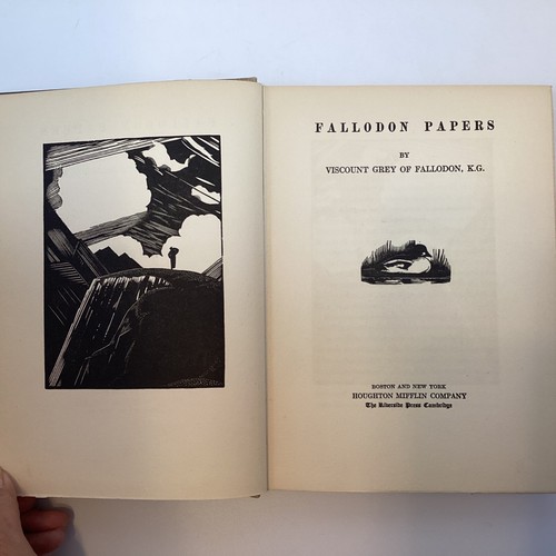Viscount Grey FALLODON PAPERS 1926 Essays on Home Life Fishing - Picture 5 of 13