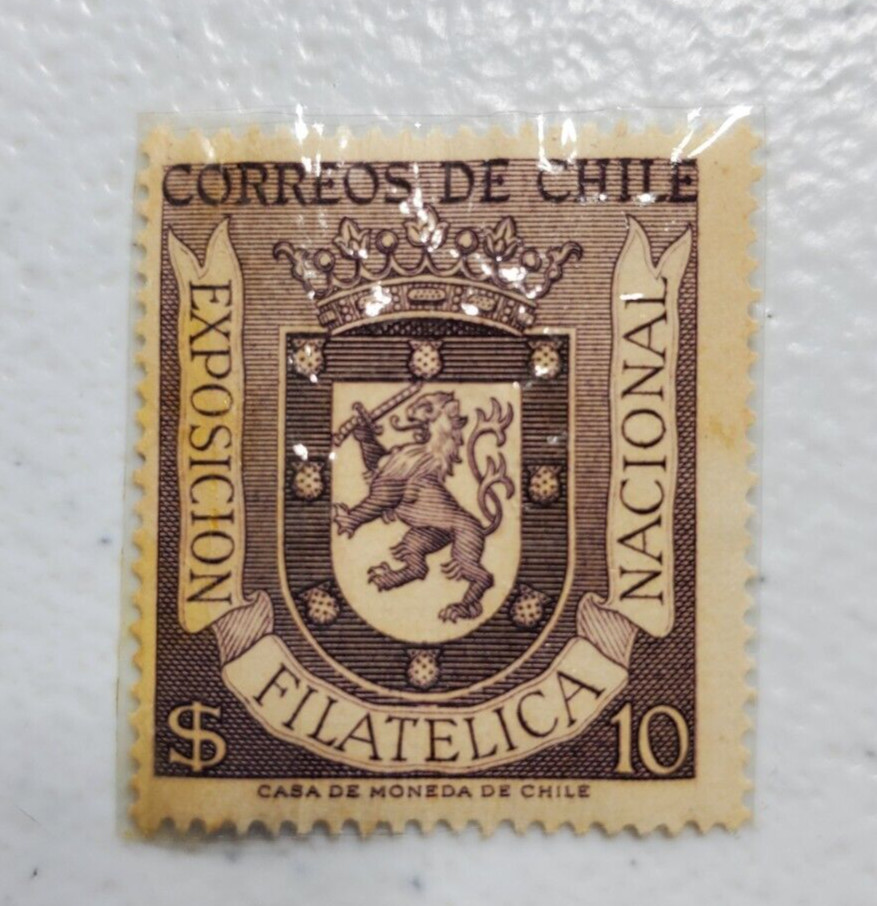 Correos De Chile  Exposicion Filateflica Nacional $10 Postage Stamp  06/276