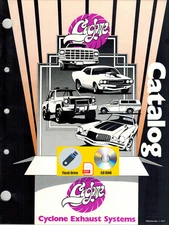 Cyclone Performance Exhaust Systems 1977 Catalog PDF File USB Flash Drive
