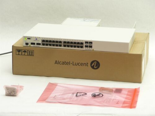 NEW ALCATEL OMNISWITCH OS6850-P24X 6850 2*10GBE POE GIGABIT SWITCH 902540-90 +AC - Picture 1 of 7