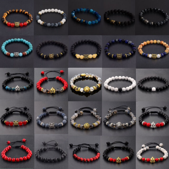 8mm Natural Round Gemstone Bead Handmade Beads Men Women Bracelets Jewelry 8mm Natural Round Gemstone Bead Handmade Beads Men Women Bracelets Jewelry