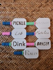 Customizable Pickleball Keychain