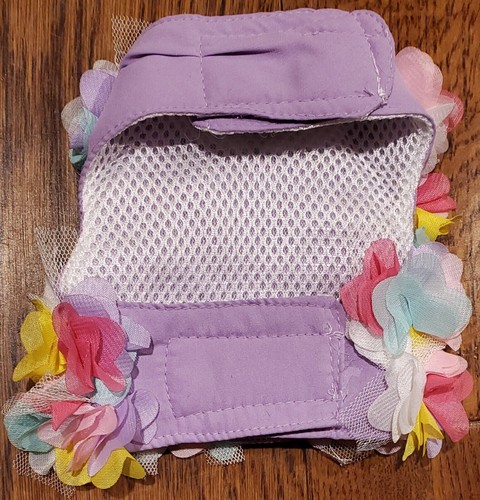 Dog Harness AND Matching Purple Leash 3D Flower Size Medium (M) NEW! - Bild 3 von 6