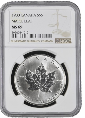 1997 Canada 1 oz Silver Maple Leaf BU | eBay
