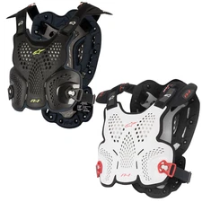 ALPINESTARS Chest Protector A-1 Roost Guard Enduro MX ATV Black White