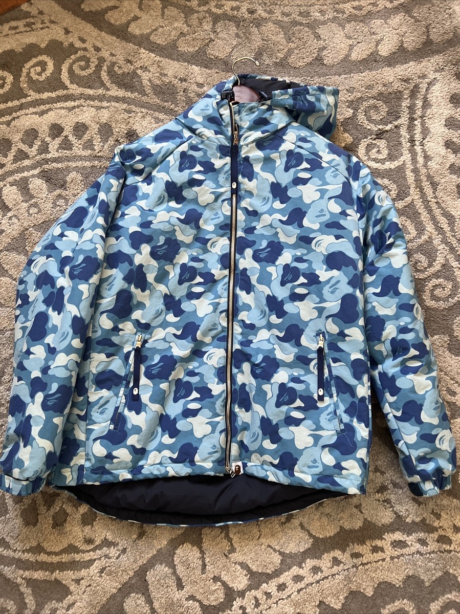 Authentic a bathing ape bape abc camo reversible down jacket Authentic a bathing ape bape abc camo reversible down jacket