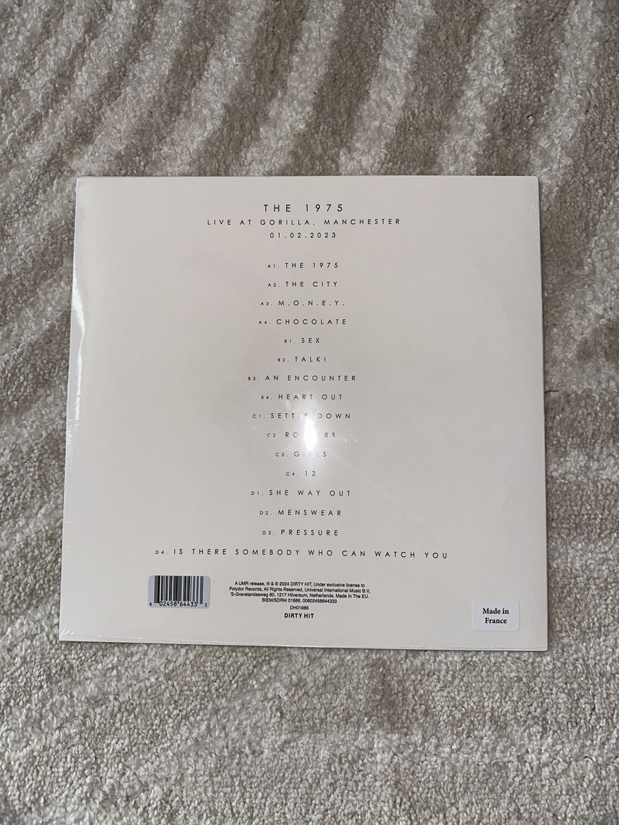The 1975 Live At Gorilla Manchester LTD/ED RSD 2024 Double White