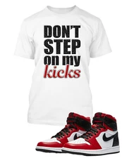Graphic Sport Sneaker T Dont Step on My Kicks Tee Shirt J1 Snake Big Tall Small