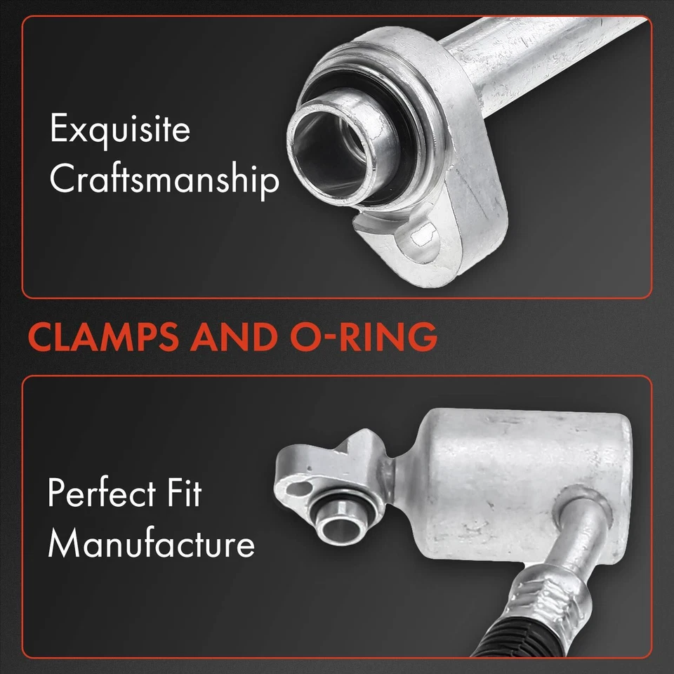 Conjunto de manguera de línea de succión y descarga de refrigerante de aire acondicionado para Jeep Patriot Compass Foto 3 de 4