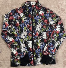 LRL Ralph Lauren Women's Floral Track Style Full Zip Jacket Size Small