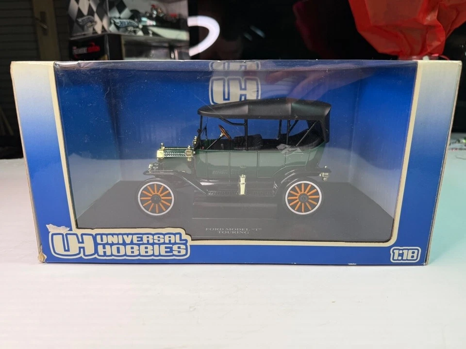 Ford Model T Touring Diecast Car 1:18 Scale by Universal Hobbies NIB - Immagine 2 di 4