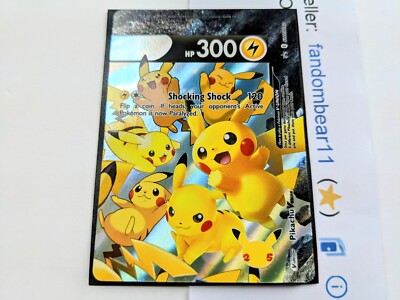 Pikachu V-Union Black Star Promo card SWSH140 Celebrations 25th