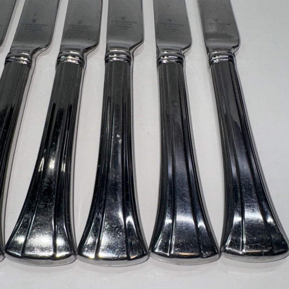 Lot Of 8 Waterford Mont Clare Stainless 18/10 Silverware Dinner Knives Used Foto 3 de 4