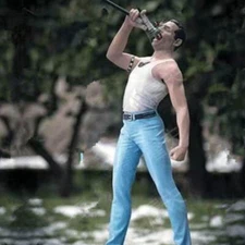 Lead Singer 1/24 Scale 75mm Resin Figure Model Kit Unassembled Unpainted Toys