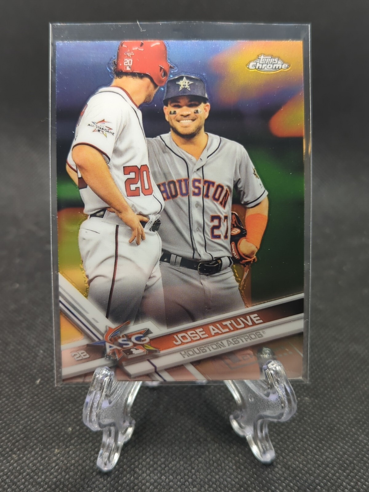 Jose Altuve #HMT45 Baseball Cards 2017 Topps Chrome Update trading card — raw and PSA graded price guide