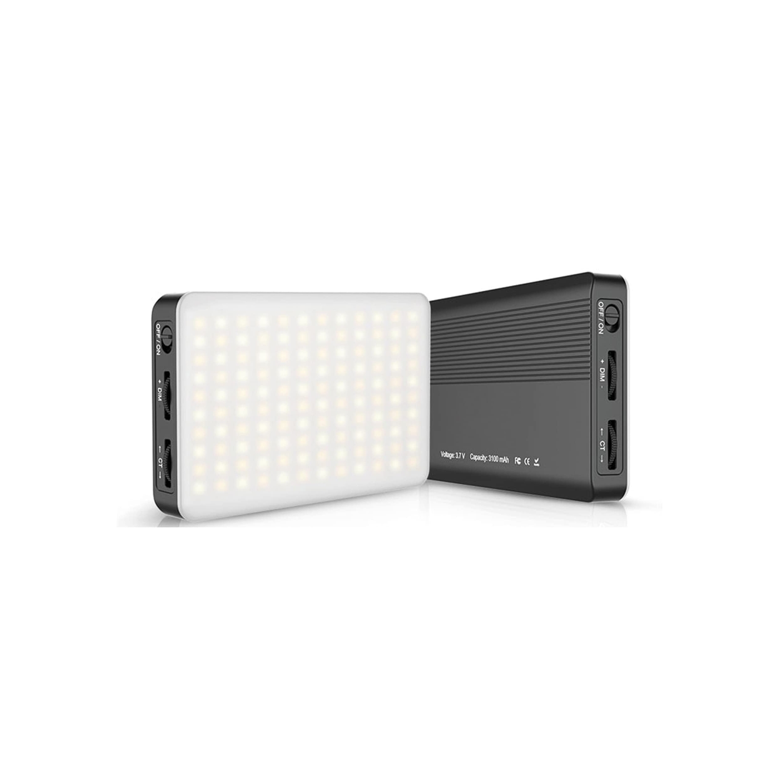 Realpower LightsOn Camera Video Light, Built-in Rechargeable Batteries 3200 K -