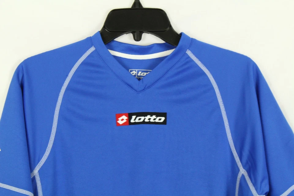 Lotto Italian Sport Design YOUTH Blue Athletic Shirt Size Medium - Image 2 of 3