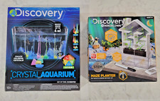 Discovery Crystal Aquarium AND Maze Planter Brand New Educational STEM Fun DIY