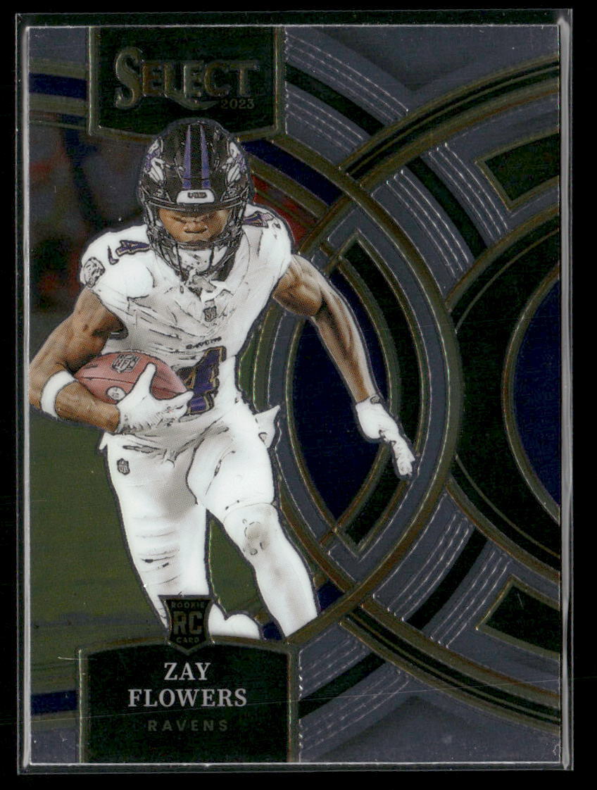 2023 Panini Select #157 Zay Flowers RC Baltimore Ravens
