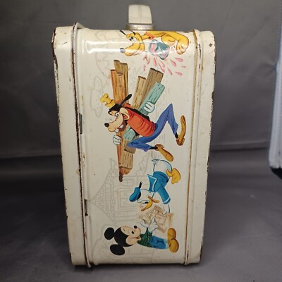 1967 Mickey Mouse Club Lunchbox with Thermos - Has Rust & Some