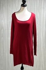 New York & Company red sweater dress size medium