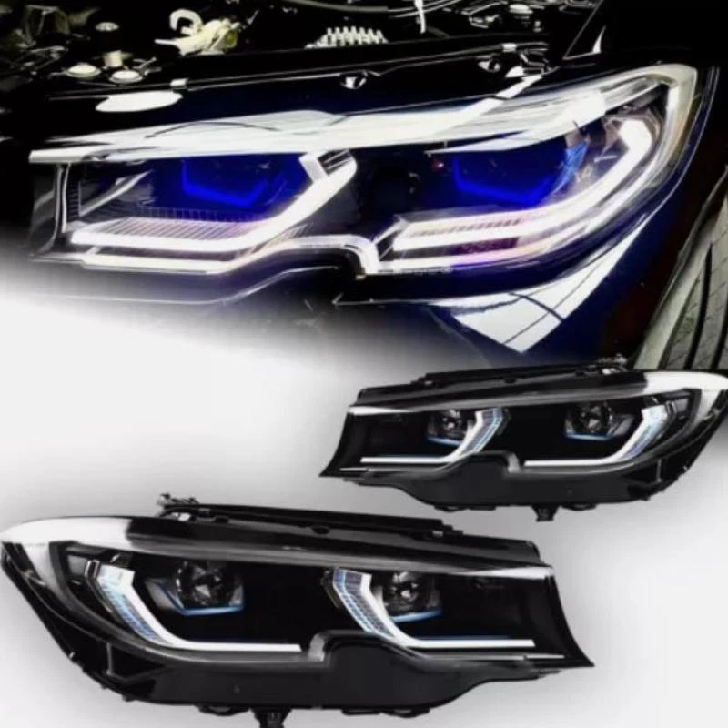 Headlamp Upgrade Adaptive Laser&LED Headlight For 2019-2022 BMW 3 Series G20 G28 - Image 3 of 4