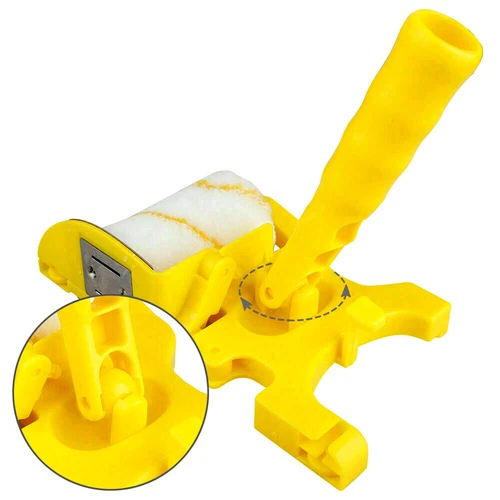5 in 1 Clean-Cut Paint Edge Roller Brush Safe Tool for Home Wall Ceilings Set - Picture 6 of 11