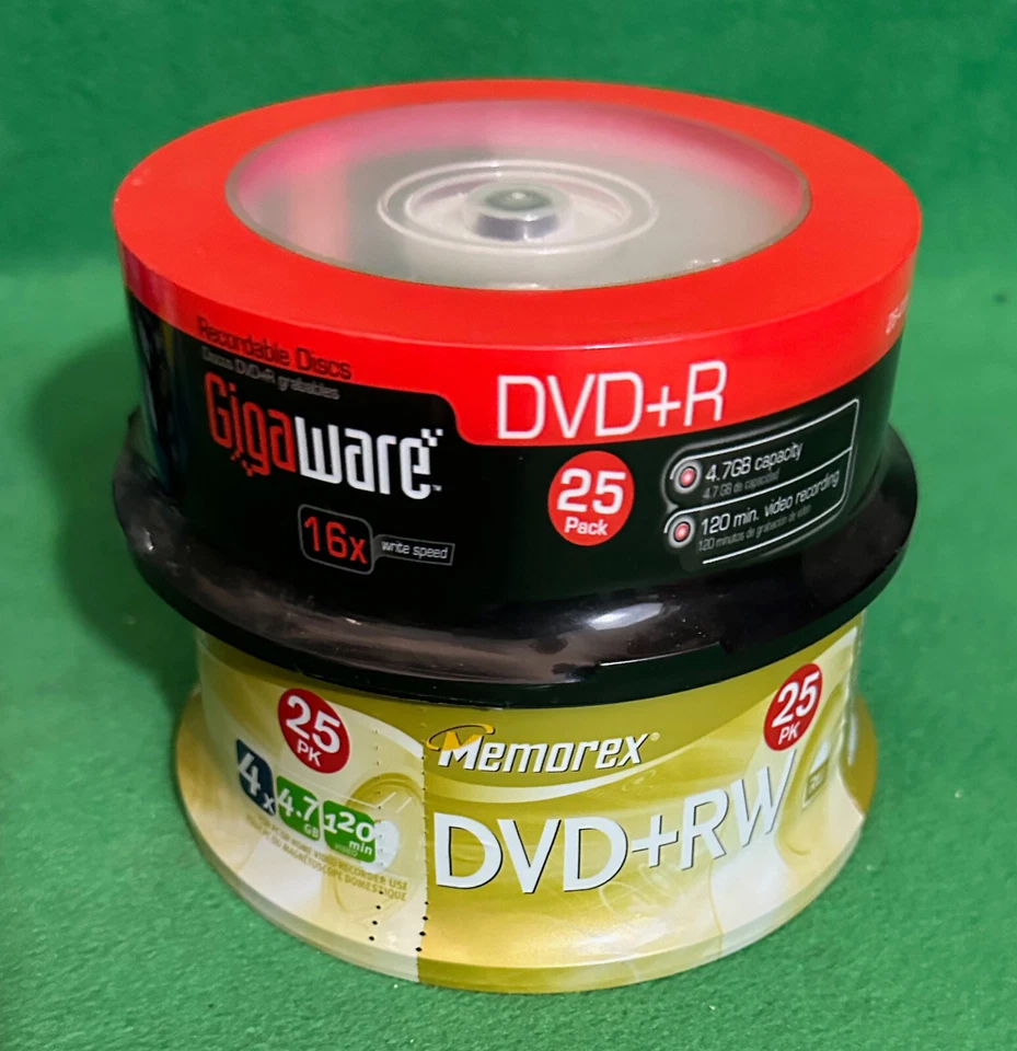 Maxell CD-RW Blank Media / Memorex - Gigaware DVD+R Total 125 Plus BONUS. - Image 3 of 4