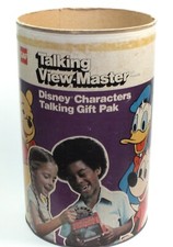 Vintage Walt Disney GAF Talking View Master Disney Storage Box NOT Tested