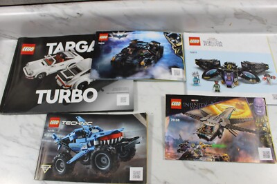 Lego mixed Lot targa batman technic Instruction Manuals LEGO Pamphlets