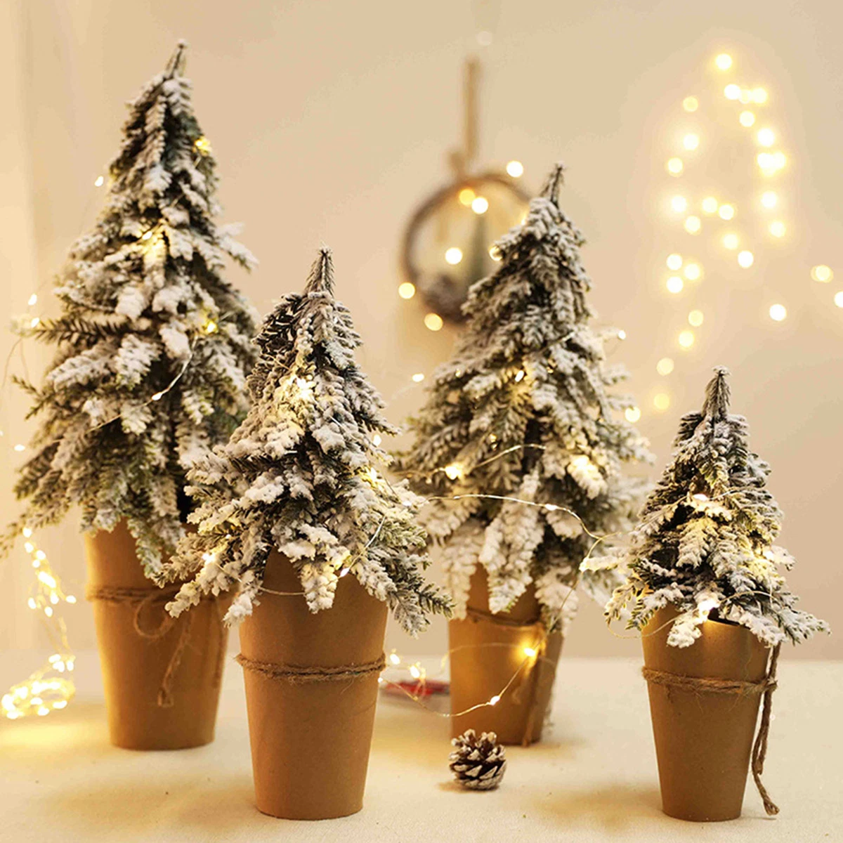 Fake Christmas Tree Eco friendly Simulation Snow Effect Simulation Christmas