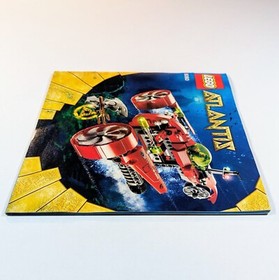 Lego Atlantis 8060 Typhoon Turbo Sub 2009 Instruction Manual Booklet ONLY