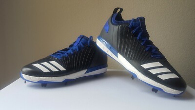 adidas Shoes Mens Size 14 Black Icon 3 Baseball Cleats Metal Spikes Boost B39162