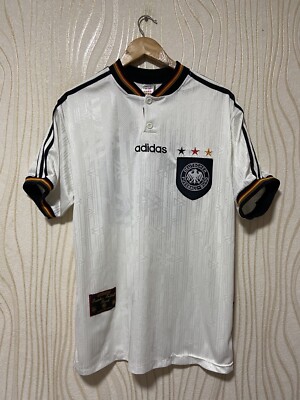 GERMANY 1996 1998 HOME FOOTBALL SHIRT SOCCER JERSEY ADIDAS