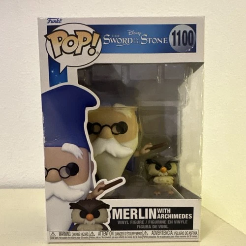 Funko Pop! Vinyl Merlin with Archimedes Disney The Sword in the Stone #1100