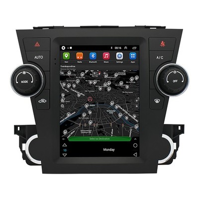 9.7'' Vertical Android 10.1  Stereo Radio GPS Navi For 2008-13 Toyota Highlander