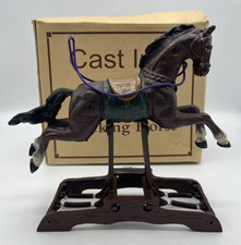 Cracker Barrel Cast Iron Classics Brown Rocking Horse Springs